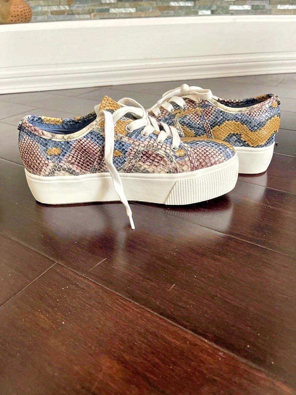 Madden Girl EMMI Platform Sneaker Animal Print Sneakers
